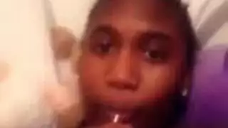 منكس تتفجر مع فعل الإيلاج المزدوج